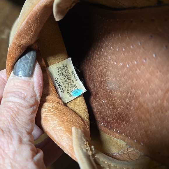 L.L. Bean Tan Suede Work Clogs Walking Clogs Womens Size 40  US 9/9.5 - Picture 5 of 7